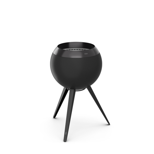MOON 45 fire basket on the high stand, all black