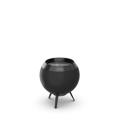 MOON 45 fire basket on the low stand, all black