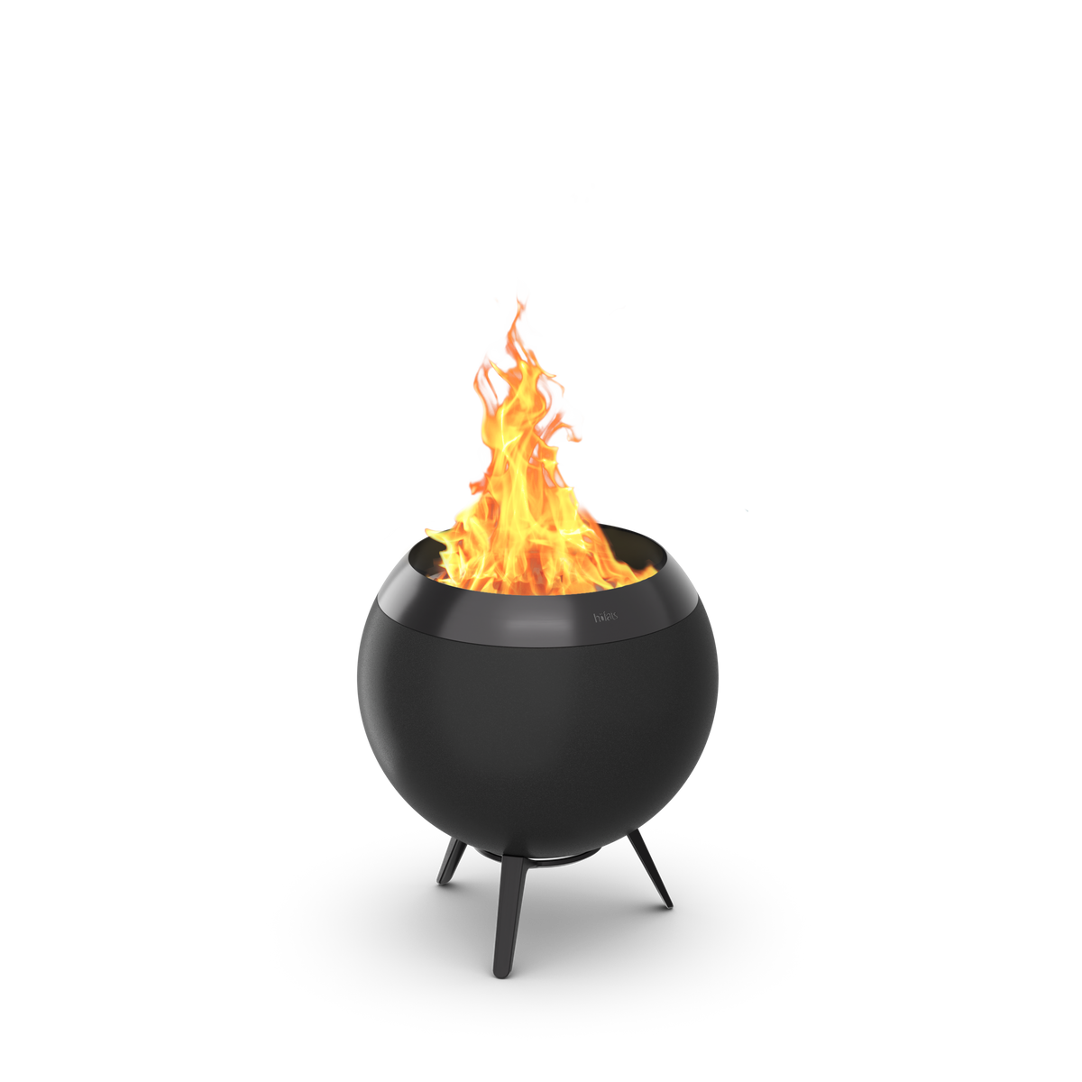 MOON 45 Fire Basket, low stand, all black