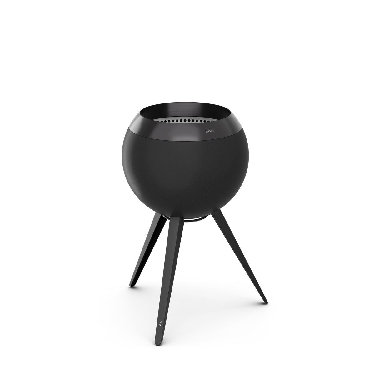 MOON 45 fire basket on the high stand, all black