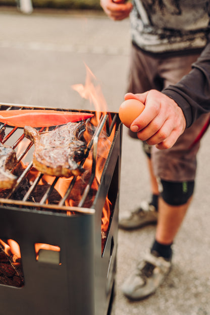 BEER BOX Fire Basket lifestyle